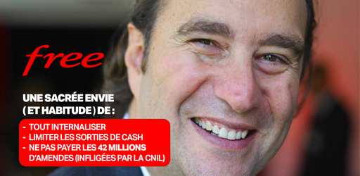 Xaviel Niel, PDG ultra protégé. Free, clients ultra hackés et sollicités