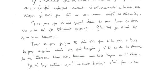 Avis clients, engagement des fans: il y a cinquante ans, après La Mort d’Orion, Gérard Manset répondait à ses fans. Par courrier !