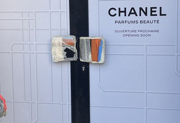 Chanel Fragrances and Beauty is a rocky construction site in Paris