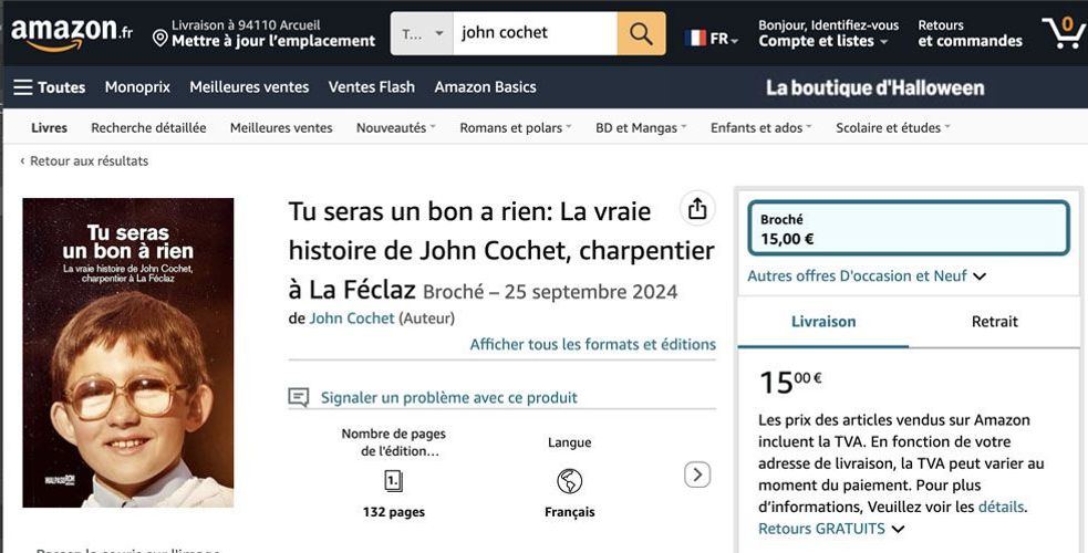 Tu seras un bon à rien. Le savoyard John Cochet embarqué à l'insu de son plein gré par Amazon