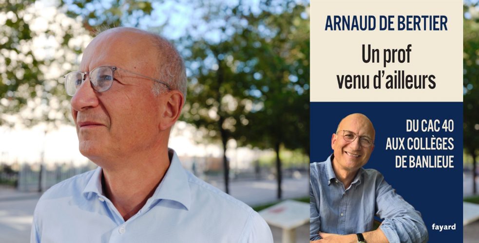 «Ça sert à rien les psys, il faut faire obéir les élèves !». Ce qu'Arnaud de Bertier a entendu, ce qu'il fait désormais