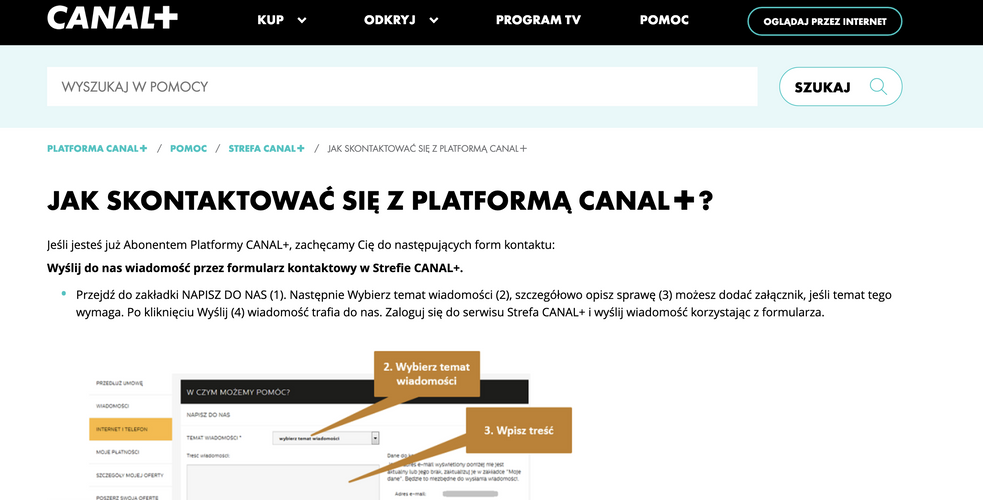 « Zadzwon : mnie problem Canal Plus (…) Call Armatis, now they’re in charge  »
