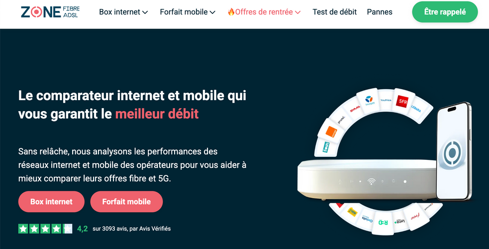 Zone ADSL tombe dans l'escarcelle d'hipto. Un comparateur peut valoir 300 millions d'euros