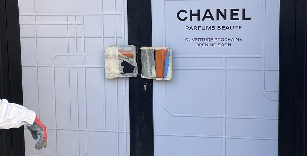 Chanel Fragrances and Beauty is a rocky construction site in Paris