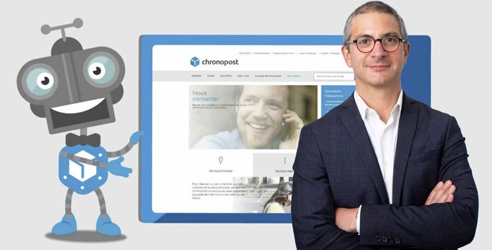 Laurent Pluchon plus efficace que Leonard, le chatbot de Chronopost Laurent Pluchon plus efficace que Leonard, le chatbot de Chronopost