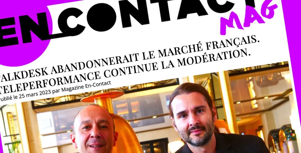 CcaaS: Talkdesk France sales team angered by article