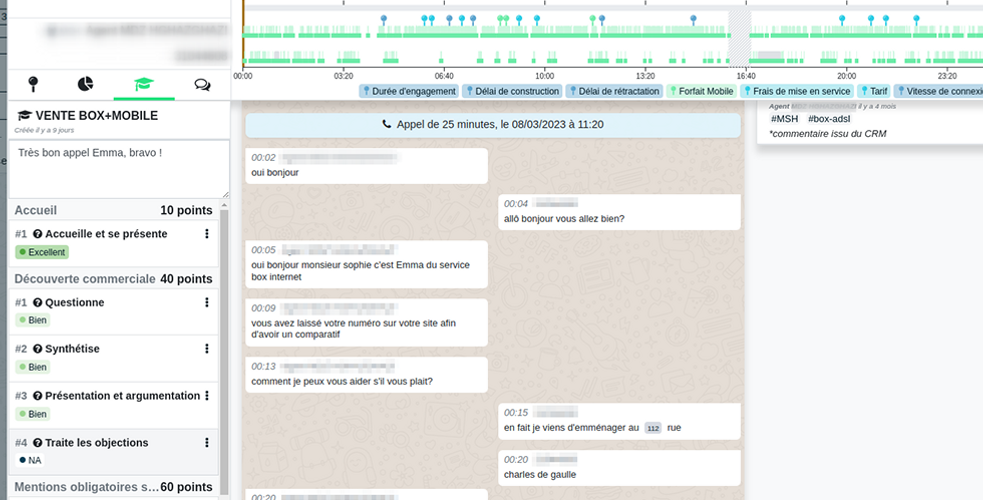 Speech-analytics amélioré par l'IA. Les call-centers internes d'Orange déploient massivement l'analyse des conversations
